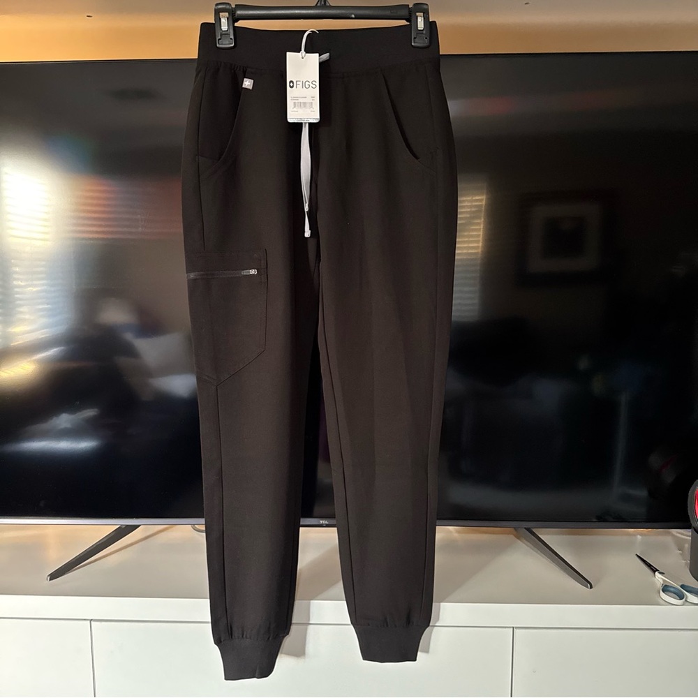 Figs NWT Zamora 2.0 Joggers Pants Black - Picture 4 of 6